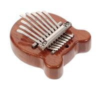TOYANDONA Mini Pianoforte a Pollice Strumenti Per Pianoforte a Dita Pianoforte Portatile Xilofono Strumento Flauto Strumenti Unici Rafforzamento Della Presa Della Mano Di Legno Brown