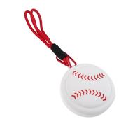 TOYANDONA Mini Portamonete Portachiavi in Silicone Resistente con Cerniera, Organizer da Viaggio Sportivo a Tema Baseball, Custodia Compatta per Monete e Auricolari per Atleti e