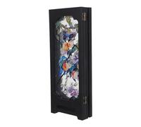 TOYANDONA Mini Schermo in Stile Cinese in Acrilico 3d Pieghevole da Scrivania per Ufficio e Dormitorio, Divisorio Decorativo Compatto per Ambienti Piccoli, Pannello Ornamentale Funzionale