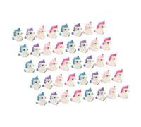 TOYANDONA Mini Statua Unicorno per Decorazione Micro Paesaggio 40 Pezzi in per e Figurine Adorabili e Resistenti