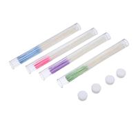 TOYANDONA Monouso per la Pulizia Piercing Orecchio 60 Pezzi in 4 Tubi Colorati Detergente per Fori Auricolari Previene Ostruzioni e Odori Delicata per Uso Quotidiano e in Viaggio