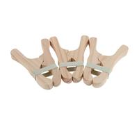 TOYANDONA Montessori, 6 clip in legno per costruire castelli, accessori da gioco per l'asilo, la casa e la scuola