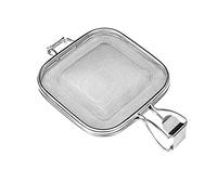 TOYANDONA Morsetto a rete da forno gabbia sandwich per tostapane reti graticola per barbecue forni teglie rete da forno per sandwich fermapane in acciaio inossidabile Silver