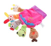 TOYANDONA Musica Interattiva Pupazzo Prop Animali Guanto Educativo Bambole Narrativa con Genitore- Bambino Cartone Animato per Bambini Fata Rosa Giocattoli: Bambini Burattini Fiabe
