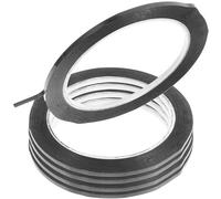 TOYANDONA Nastro Adesivo per Tastiera Violino 3mm Nero Set 5 Pezzi, Decalcomania Guida Dita per Esercizi, Accessorio per Studenti e Principianti Strumenti a Corda