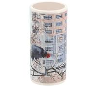 TOYANDONA Nastro adesivo Washi con paesaggi innevati, architetture e | Nastro decorativo artistico con motivo di edifici , 2 m x 8 cm, ideale per scrapbooking, junk journal e journaling.