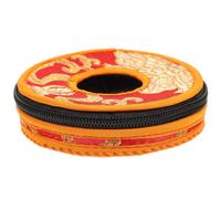 TOYANDONA Nepal Bell Packaging Bag Sacchetto Protettivo Per Campana Buddhista Design Con Chiusura Per Meditazione e