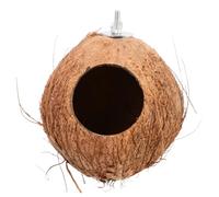 TOYANDONA Nido Per Uccelli In Guscio Di Cocco Mangiatoia Per Uccelli Anti-Sporco Casetta Per Uccelli In Cocco Mangiatoie Per Uccelli Per Uccelli Da Esterno Nido Per Uccelli In Pino