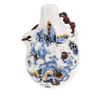 TOYANDONA ocarina numero strumenti principiante asse padella strumento musicale portatile fono bellissima portatili musicista Alto Suono meraviglioso ceramica