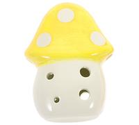 TOYANDONA ocarina strumento musicale bambini set da gioco per bambini fungo giocattolo per ocarine mini funghi giocattoli per bambini strumento ceramica Yellow