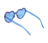 TOYANDONA Occhiali a Cuore Rosa per Donna, Frammenti caramellati | Pc Leggero e Plastico, Trasparente Riflettente, per Cabina Foto e Luce Finestra