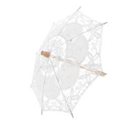TOYANDONA Ombrello Parasole da Sposa di Cotone Pizzo, Versatile e Multifunzionale, per Fotografia di Matrimonio e Regalo per Persone Care