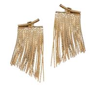 TOYANDONA Orecchini Donna Tassel in Metallo Dorato Design Geometrico Minimalista Pendenti Eleganti e Unici Accessori per Festa Romantica e Look alla Moda