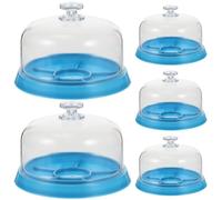 TOYANDONA Organizzatore Parti Movimento Orologi 5 Pezzi Copertura Antipolvere Blu in Plastica per Riparazione e Pulizia Orologi