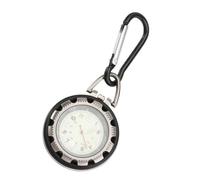 TOYANDONA Orologio da Zaino per Escursionismo e Campeggio al Quarzo Preciso | Numeri Arabi Grandi e Lettura Facile, Si Può Appendere, Colore Nero, Acciaio Inossidabile e Lega Colore Casuale