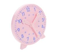 TOYANDONA Orologio Didattico per Ragazzo Ragazza con Movimento delle Strumento di Apprendimento per La Gestione del Prescolare Design Accattivante e Funzionamento Unificato Colore Rosa
