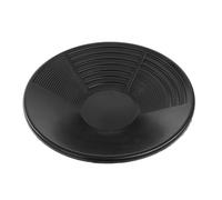 TOYANDONA Padella la Ricerca Dell’oro in Plastica 14” con Tre Riffles per Separazione Rapida e Filtraggio Multistadio, Strumento Manuale Portatile per Prospezione Mineraria e Attività