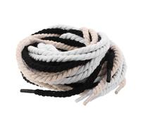 TOYANDONA Paia All'usura per 3 Lacci Rotondi Scarpe Cotone in 8mm e Spessi Resistenti Confortevoli Sportive Stivali da Lavoro per Allenamenti Outdoor in Clima Caldo