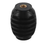 TOYANDONA Palla Ammortizzatrice per Arco e Compound Bow, Stabilizzatore per Tiro L'Arco, Gomma Chloroprene Nera, Assorbimento Urti e Riduzione Rumore, per Caccia e Tiro al Bersaglio
