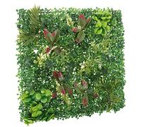 TOYANDONA Pannello Decorativo Murale Ldpe Artificiale con Design Finto per Decorazione Ed Esterni Resistente AI UV per Commerciali