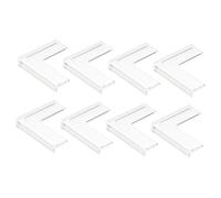 TOYANDONA Paraspigoli Sicurezza 8 Pezzi Silicone e Protezione Finestre in Installazione Sicura Facile da Usare la Sicurezza per Ragazzo Ragazza e Adulti della Finestra in Casa