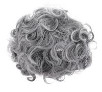 TOYANDONA Parrucca da Nonna Realistica in Seta Artificiale per Donna e Uomo Accessorio Costume per Halloween e Occasioni Speciali
