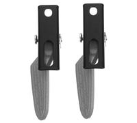 TOYANDONA Pedali Posteriori Pieghevoli per Bici di Resistente Antiscivolo con Scanalature Sicure Adatti per Mountain Bike e Bici da Strada Coppia Argento