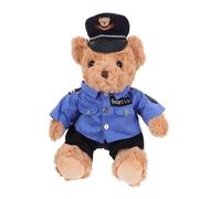 TOYANDONA Peluche Orsetto Poliziotto Morbido Con Uniforme e Cappello Giocattolo Tenero Versatile Per Ragazzo Ragazza Ragazza Idea Regalo Compleanno Per Ragazzi e Ragazze Morbidissimo Cotton