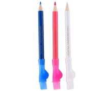TOYANDONA Pennarelli per Tessuto per Uso Professionale e Sartoria Casalinga Set 3 Pezzi Gessetto per Cucito, Marcatori Riutilizzabili in Legno e Plastica, Senza Tracce