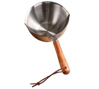 TOYANDONA Pentola Piccola in Acciaio Inossidabile Doppio Beccuccio e Manico, Scaldalatte e Melting Pot per Burro, Olio e Salse, per Cucina e Preparazione Dessert