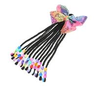 TOYANDONA Perline e Dreadlocks Per Coda Di Cavallo Cravatta Fermaglio Per Finto Invisibile Per Chignon Riccio Fermagli Per Fascia Per Elastici Fibra Chimica