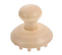 TOYANDONA Pettine in Legno per Capelli e Testa Strumento Manuale Antiscivolo con Angoli Piatti e Superficie Liscia Ecologico e Durevole per Stimolazione del Cuoio Capelluto e Capelli