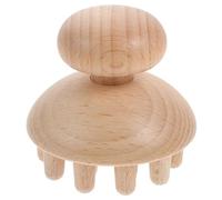 TOYANDONA Pettine Massaggiante Strumento Pratico della Testa per Chioma e Cuoio Capelluto in Legno Design Antistatico come Regalo