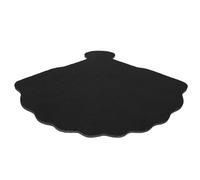 TOYANDONA Piatto a Ventaglio in Ardesia Nero per Sushi e Bistecca, Superficie Liscia e Sicura, per Ristoranti e Presentazioni Creative di Dolci