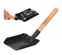 TOYANDONA Piccola pala di legno pala di cenere per braciere piccolo spatola per rifiuti pala di carbone piccola vanga pala Piccole pale vanga da scavo ferro da stiro