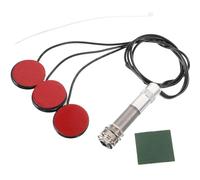 TOYANDONA Pickup Piezoelettrico per Chitarra Acustica e Folk senza Fori, Trasduttore Piezo Adesivo e Fascetta per Installazione, Compatibile Mandolino, Violino e Banjo, Accessorio Plug And