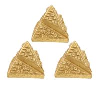 TOYANDONA Piramide di Resina per Arredamento Casa, 3 Pezzi, Design Creativo e Misterioso, Accessorio Decorativo per Tavola e Terapia Psicologica