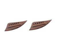 TOYANDONA Ponte Sella Per Chitarra Acustica Palissandro Naturale Sostituzione Facile e Veloce Per Chitarre Design Vintage e Struttura Robusta Per Suono Di Qualità Superiore