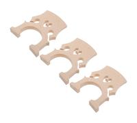 TOYANDONA Ponticello per Violoncello 4/4 in Legno D'acero Naturale 3 Pezzi, Ricambio Grezzo per Strumenti Musicali Finitura a Mano, Accessori per Concerti e Prove, Adattabile a