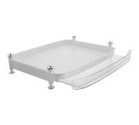 TOYANDONA Porta Bicchierini Caffè Vassoio Scolapiatti e Capacità Grande, Organizer Verticale per Mensole da Cucina e Tavolo da Pranzo, Drenaggio Efficiente dell'Acqua