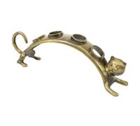 TOYANDONA Porta Tappi Bottiglie Vino Stabile e Durevole Supporto Versatore da Banco per Casa e Eventi Design Originale Forma di Gatto per Feste Matrimoni e Natale