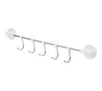 TOYANDONA Porta Utensili Magnetico da Cucina Bianco in Pp con Ganci Magnetici Extra Forti, Design Semplice ed Elegante, come Portasciugamani per Organizzare Frigorifero e Barbecue