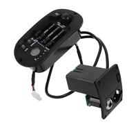 TOYANDONA Preamplificatore Equalizzatore per Chitarra Acustica con Pickup Elettronico a 4 Bande, Accordo Lcd Integrato, Pickup Portatile per Performance, Esercizi e Registrazioni Musicali