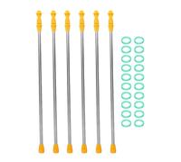 TOYANDONA Prolunga Telescopica in Acciaio Inox per Spruzzatore da Serbatoio da Giardino, Asta Regolabile 45-80 Cm con Guarnizioni Antiperdita per Irrigazione Agricola e Frutteti