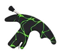 TOYANDONA Protezione Dita per Tiro con Aiuto Rilascio per Compound Bow Accessorio Archery Ergonomico in Plastica e Inossidabile Resistente e Antivibrazione per Cacciatori e Tiro