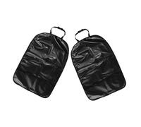 TOYANDONA Protezione Schienale Auto Proteggi Sedile da Sporco e Usura 2 Pezzi per Bambini Facile Installazione Oxford Nero Antiscivolo