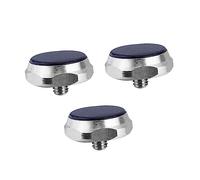 TOYANDONA Pulsanti per Tromba Pulsanti per Valvole in ABS Nero Set 3 Pezzi Accessorio di Ricambio per Strumento Musicale Adatti a Musicisti e Studenti