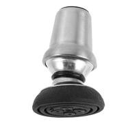 TOYANDONA Punta Antiscivolo in Gomma per Stampella con Base Pivotante 3/4" e Rotazione Completa, Compatibile con Bastoni Regolabili in Altezza per Uso Riabilitativo