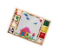 TOYANDONA Puzzle con Puntine Forma di Fungo Colorati Gioco Educativo per Blocchi Creativi per Ragazzi e Ragazze Regalo per Sviluppare Immaginazione e Riconoscimento Colori