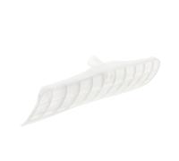 TOYANDONA Raschietto di rimozione della neve scopa per la rimozione della neve ghiaccio raschietto da neve pala a manico lungo pala da neve sul marciapiede plastica bianca